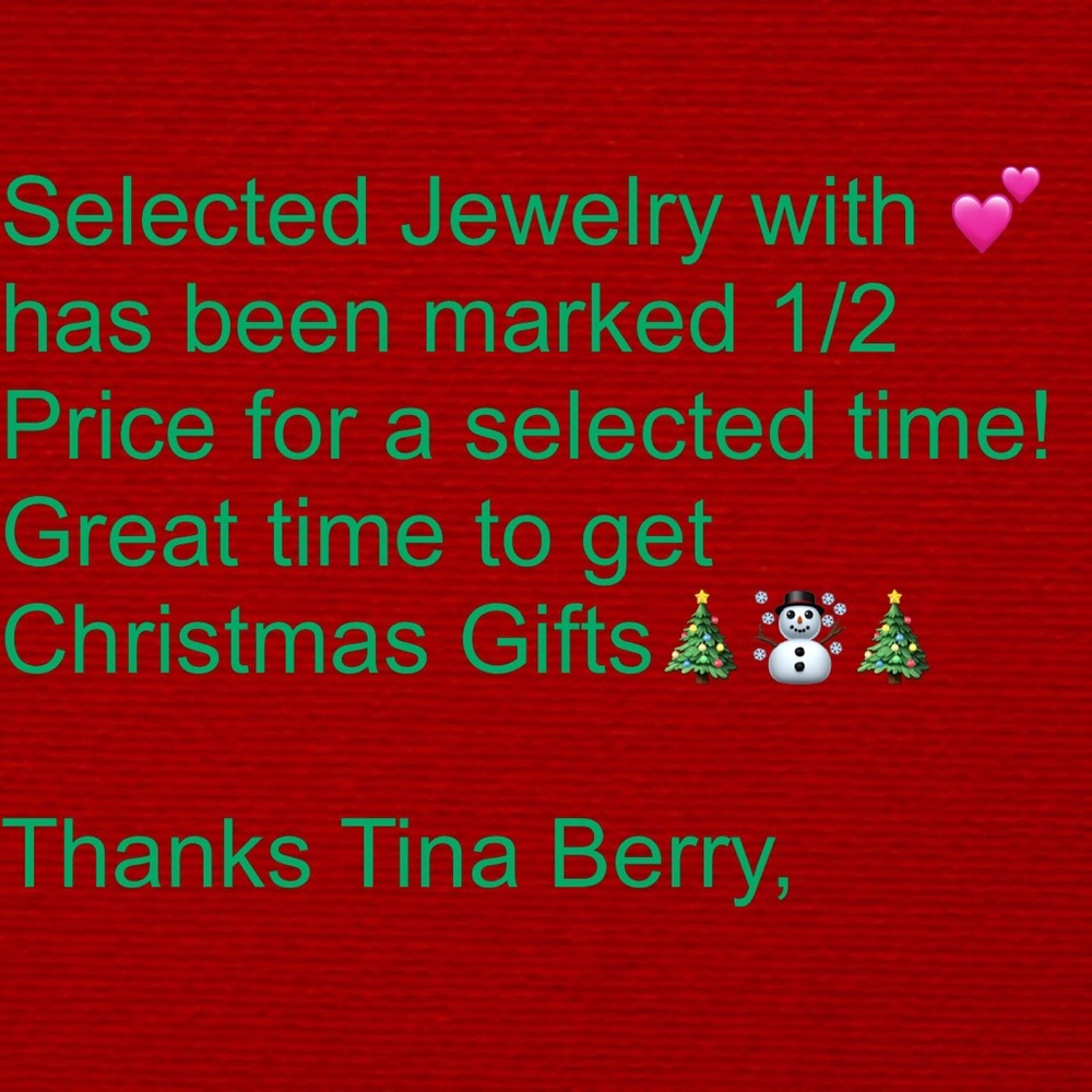 Jewelry 1/2 Price💕